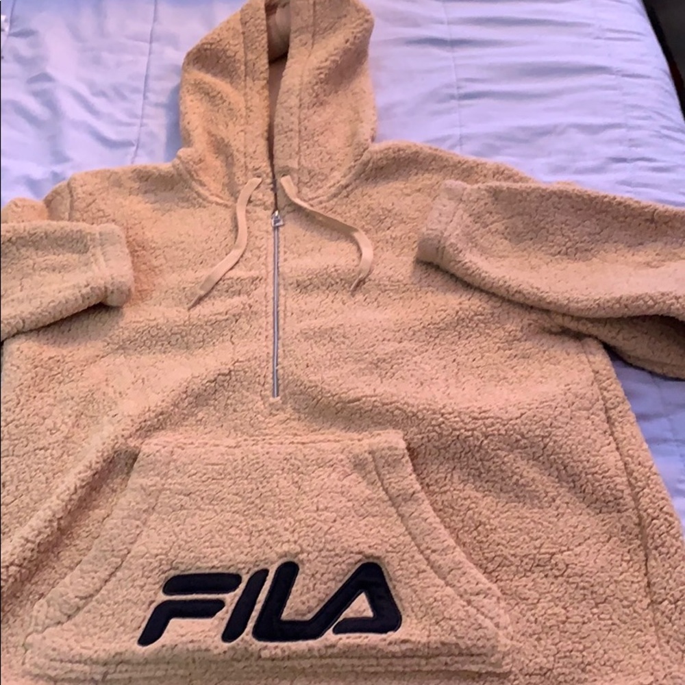 Teddy quarter zip hoodie